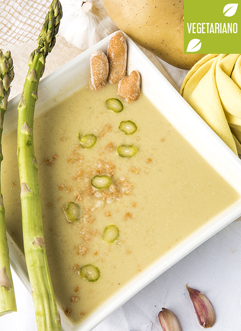 Crema suave de espárragos