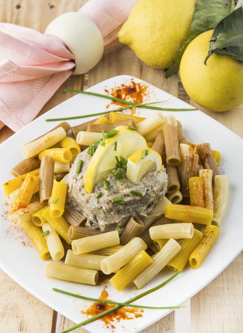 Nudeln mit Sardinenbutter
