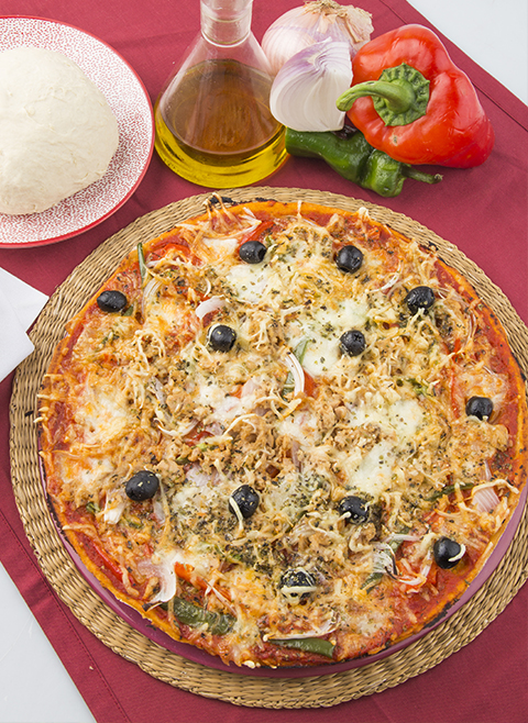 Mediterranean pizza recipe