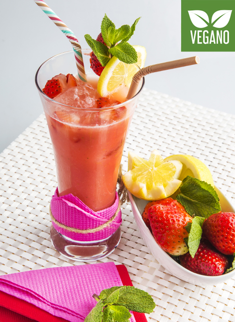 Jus de fraise et de citron