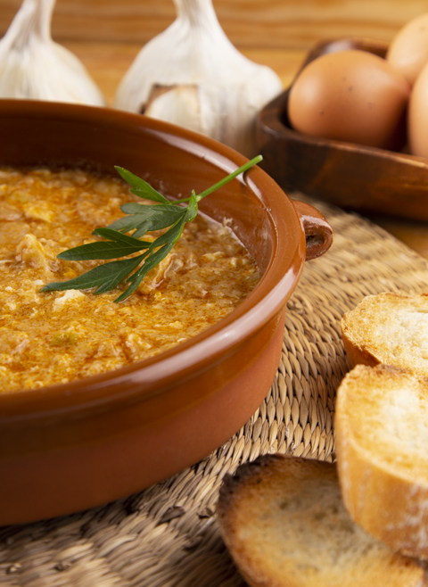 Knoblauchsuppe, kastilische Suppe